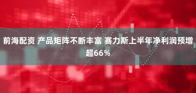 前海配资 产品矩阵不断丰富 赛力斯上半年净利润预增超66%